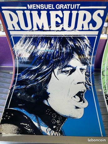 Mick jagger the Rolling Stones panneau cédez le