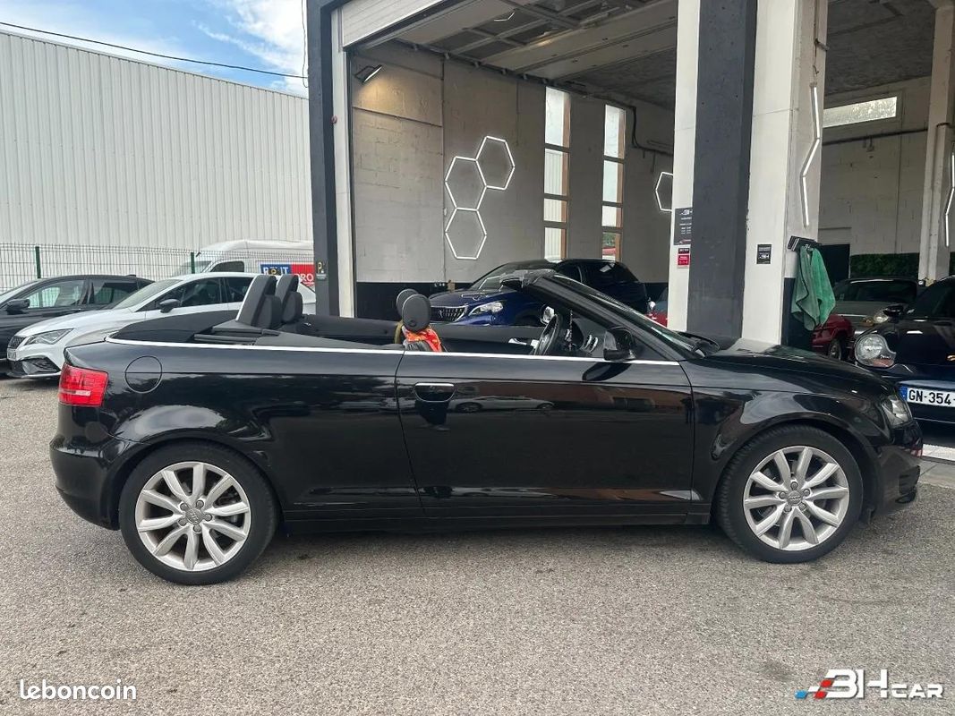 Audi A3 CABRIOLET / 2.0L TFSI 200cv / AMBITION LUXE / S-TRONIC BVA / DISTRI A JOUR / SUIVI INTEGRAL (image 5)