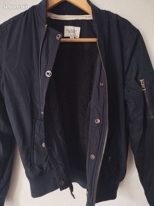 Blouson bleu marine de chez Sixty Seven (image 3)