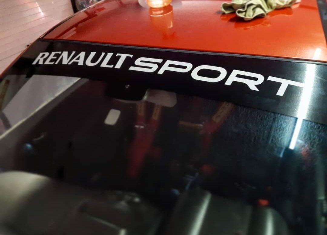 Stickers bandeau pare brise Renault Sport - Équipement auto