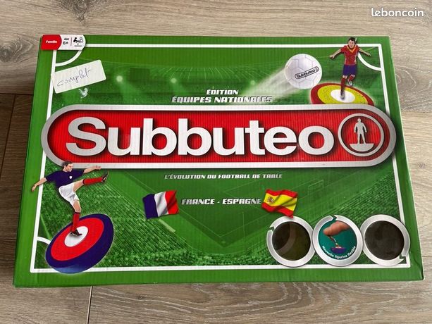Coffret Subbuteo France Espagne – Jeu De Foot De Table Vintage – Occasion