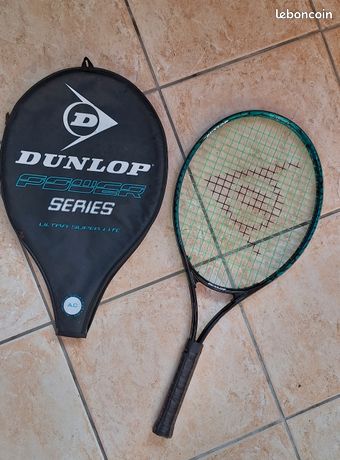 Raquette De Tennis Dunlop Classic 25 - 25 Pouces - Avec étui - Bon état D'usage