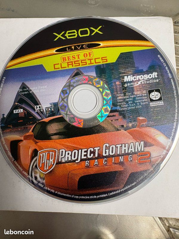 Project Gotham Racing 2 – Microsoft Xbox (1ère Génération) – Complet PAL, Bon état