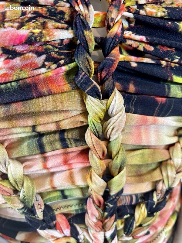 Ensemble Haut Et Bas Jean Paul Gaultier Maille - Taille S/M - Multicolore Avec Motif Papillon