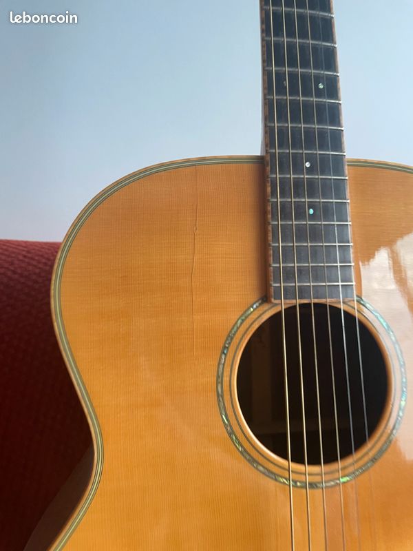 Guitare Folk Acoustique Cort Custom Jumbo (type Martin) - Palissandre Massif (image 4)