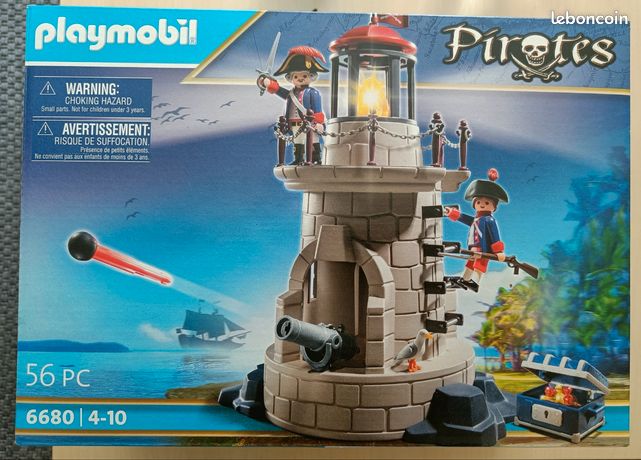 PLAYMOBIL ® 6680 Phare Lumineux avec soldats / Pirates / Neuf - New | UK
