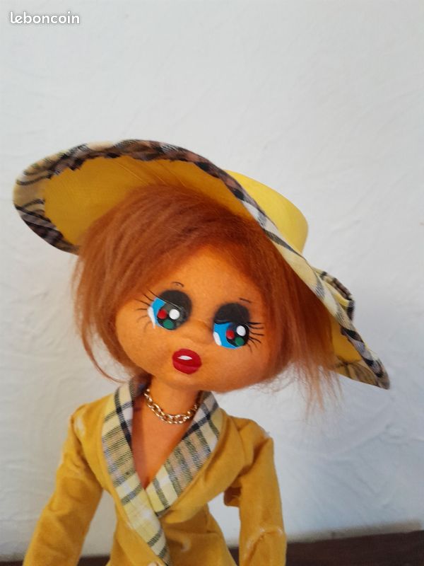 TRÈS RARE POUPÉE Gégé vintage Claudine Année 1968, Poupée De