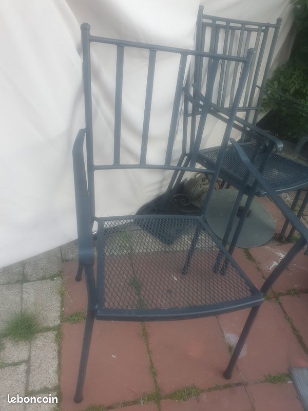 6 chaises fer forgé (image 1)