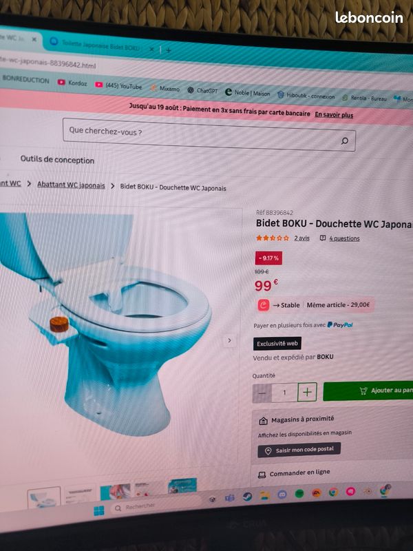 Bidet Boku très bon état (image 3)