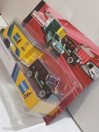 Jouet Majorette Land Rover Defender 110 Avec Remorque - Échelle 1:64 - Neuf Boîte Fermée