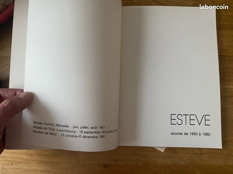 Maurice Estève : Catalogue exposition Musée Cantini Marseille 1981 (image 5)