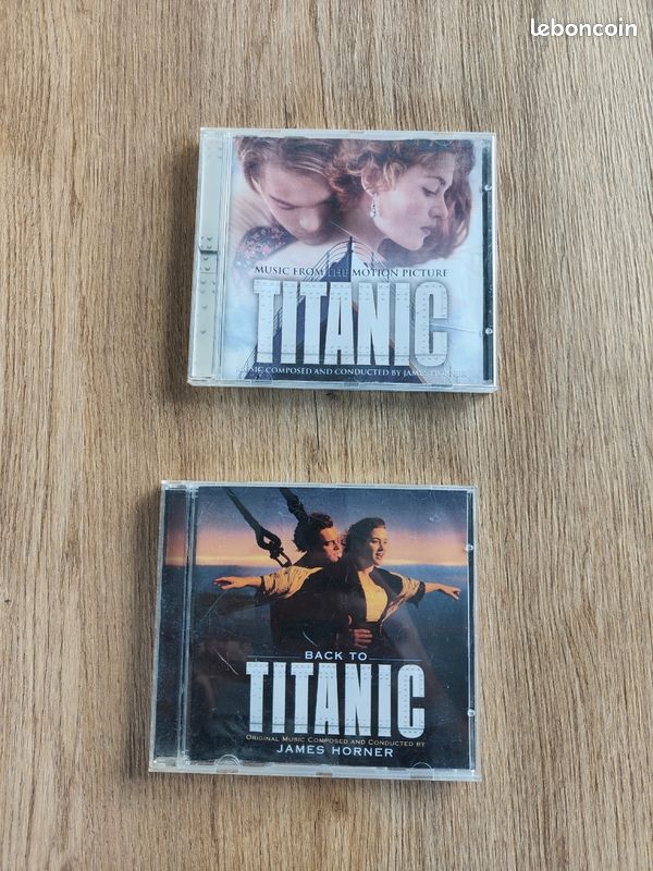 Lot de 2 CD musique film Titanic (image 1)