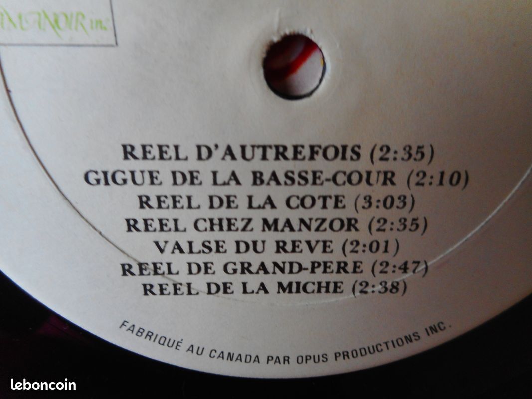 Vinyle 33t " Portrait du vieux Kebec " (image 5)