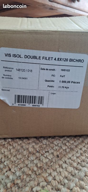 Plaquettes de fixation isolant + visserie (image 4)