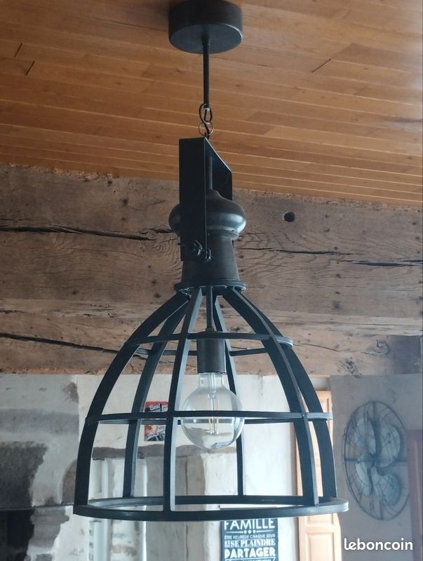 Lustre industriel métal (image 2)