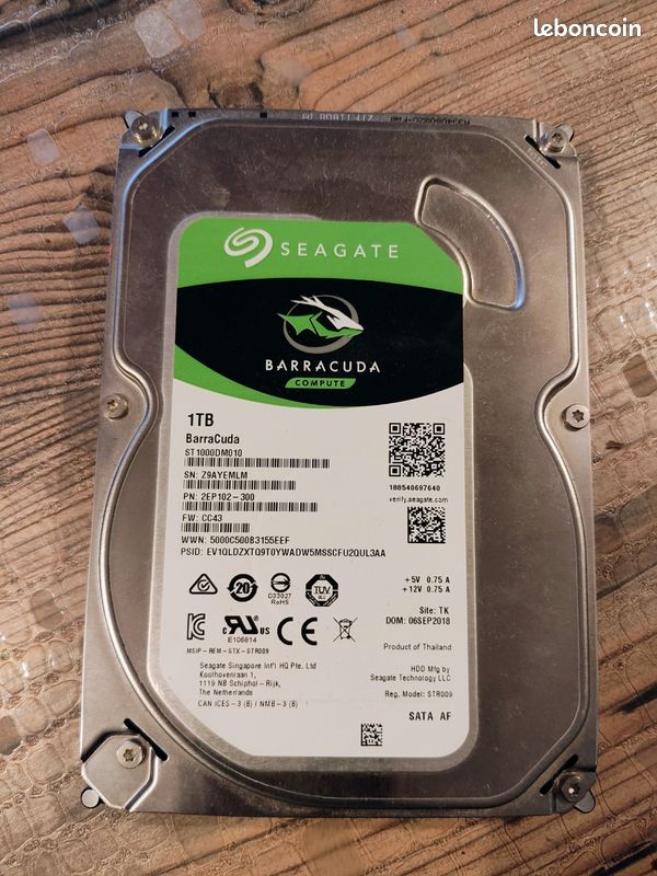 Disque dur Seagate Barracuda 1tb Accessoires informatique