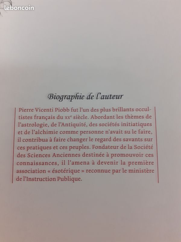 " Formulaire de haute Magie " P.V Piobb Alliance Magique (image 4)