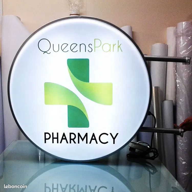 Enseigne Lumineuse LED Serrurerie 60x30cm - 3 Modes (fixe, Clignotant, Défilement) - Pour Intérieur