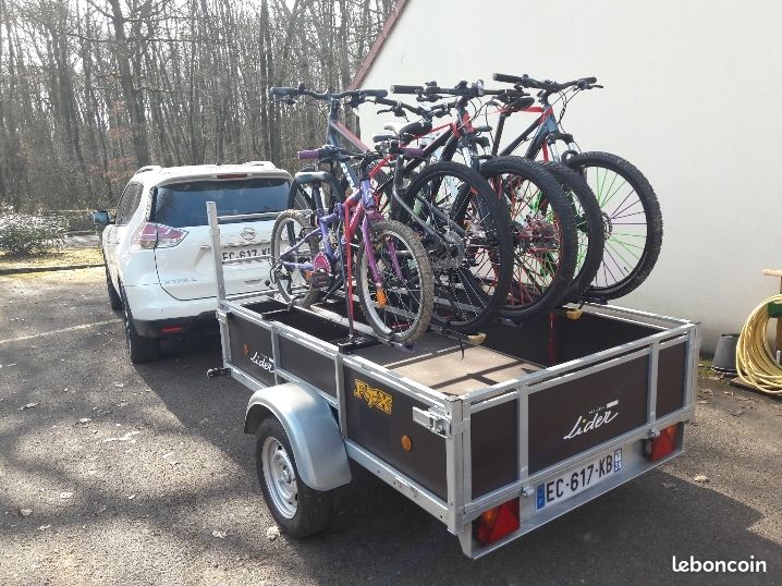 Remorque Porte Vélo Velo Et Remorque Kit Porte Vélos -2 Vélos