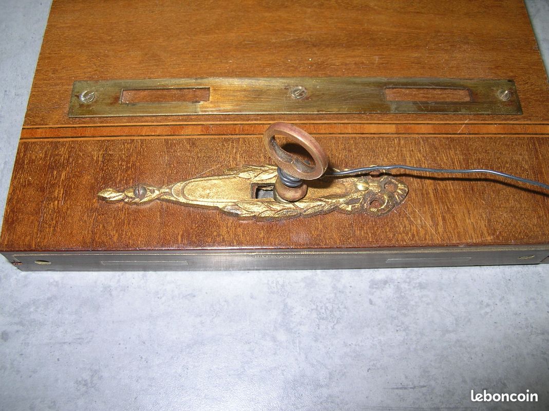 Lot de 2 serrures ; anciennes ; double pênes ; armoire ; quincaillerie (image 5)