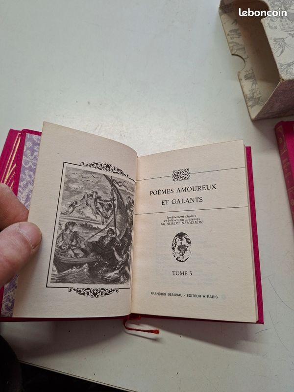 2342B: Lot 4 volumes Poèmes Amoureux et Galants - Éditions François Beauval (image 6)