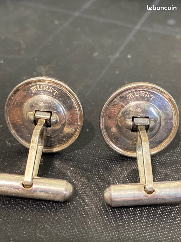 Boutons de manchette argent Dollar - Boutons de manchette pour hommes - Acheter en ligne | John Henric