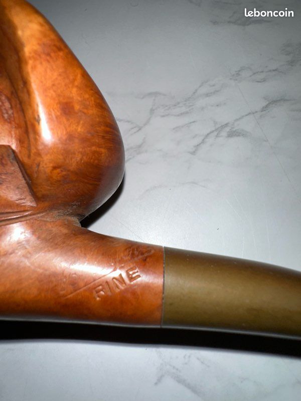 Pipe ancienne signée Ancienne vintage, objet de collection f