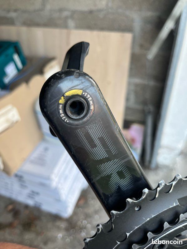 Pédalier Compteur De Puissance SRAM RED QUARQ DZERO - GXP 175mm - Double Face