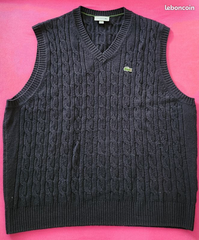 Vêtements Lacoste authentique vintage occasion homme et femme (image 11)