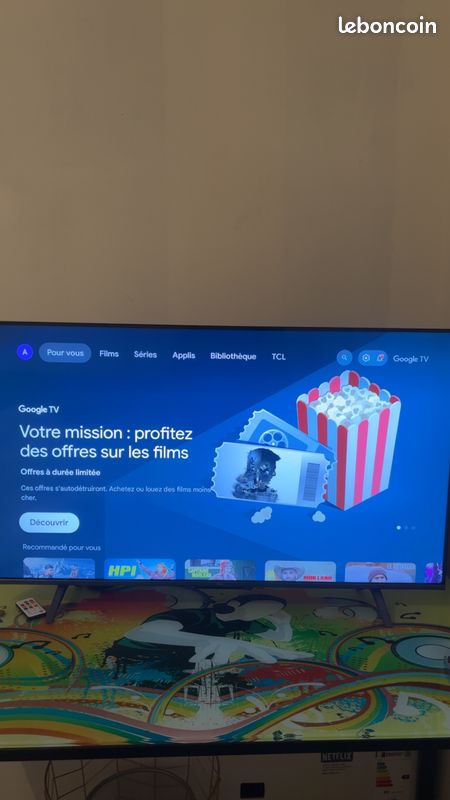 Tv uhd qled 108cm garantie (image 3)