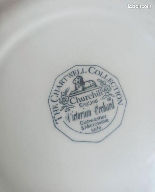 4 assiettes plates anglaise Churchill England _26 cm (image 4)