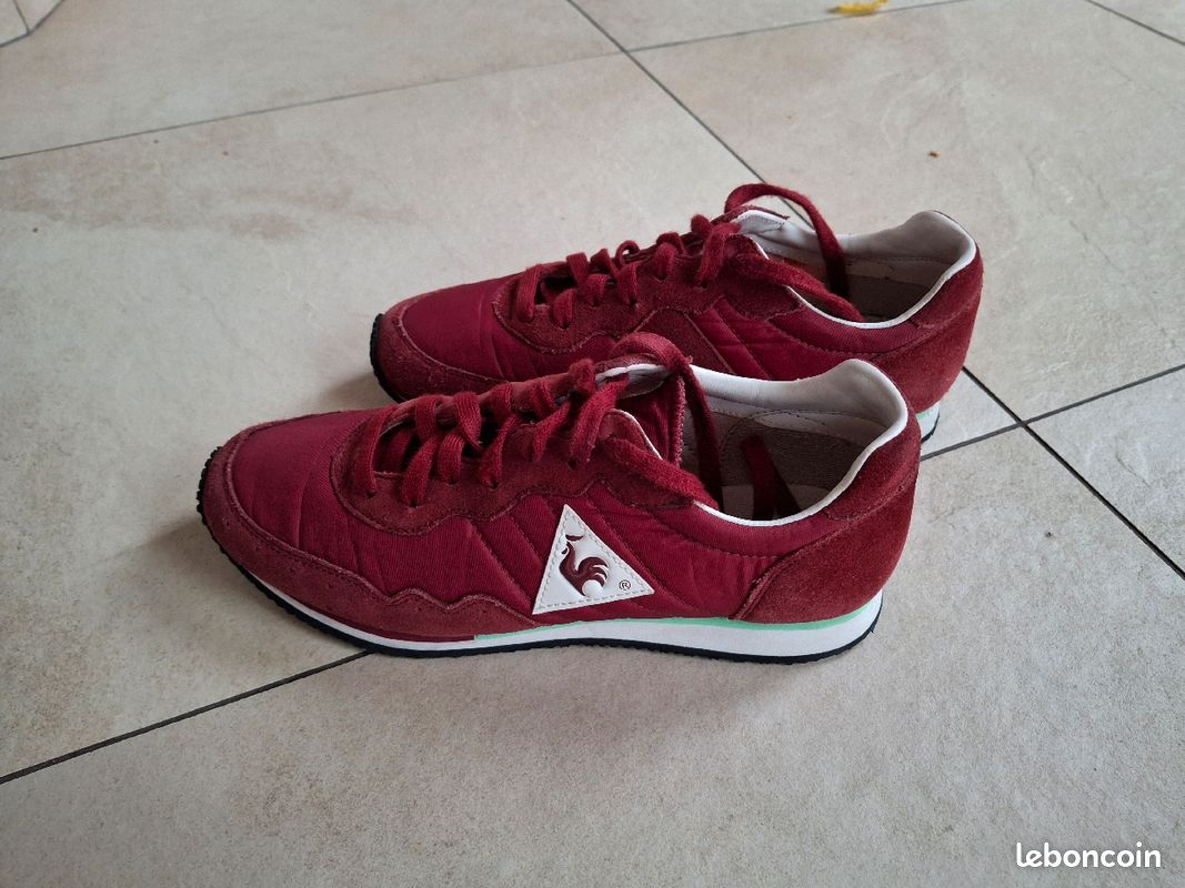 Sale Baskets Baskets Basses Coq Sportif Femme Bordeaux Bambas Le