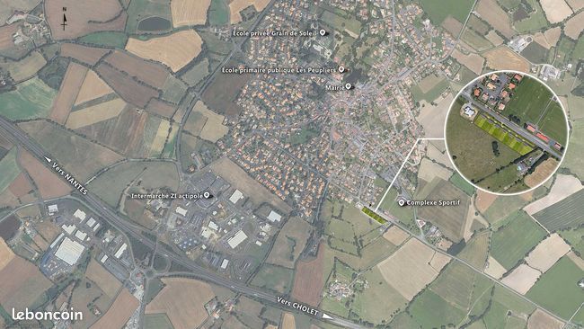 Terrain 266 m² · à Sèvremoine · 47 500 €