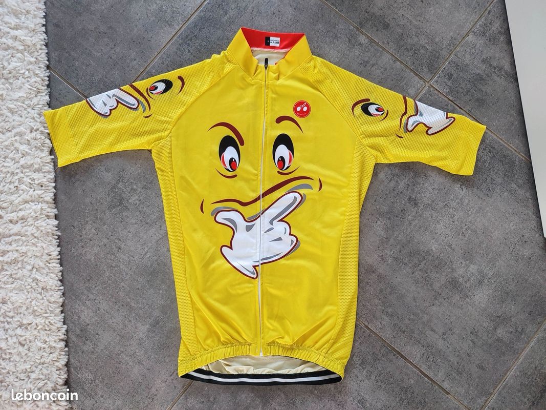Maillot Cyclisme VTT Homme – Taille M – Multicolore – Neuf Avec étiquettes