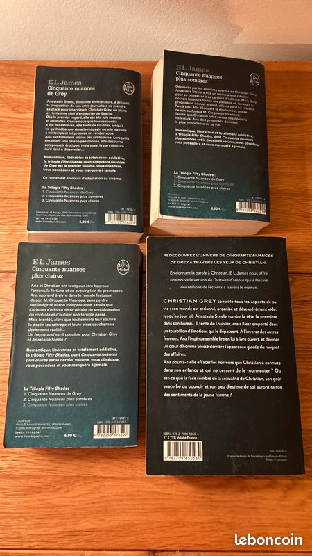 Cinquante nuances de Grey – EL James – 4 livres (image 2)