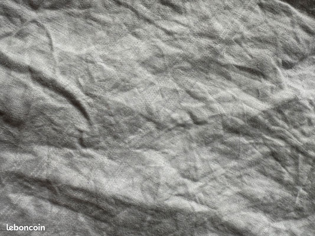 Nappe blanche vintage en coton 150x230 très bon état (image 4)