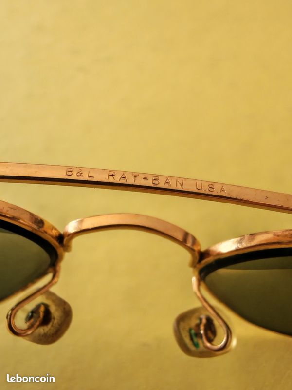 Lunettes Ray-Ban Aviator vintage Baush&Lomb USA (image 6)