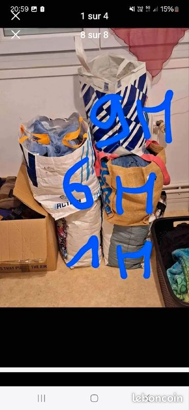 Vend vêtements bébé garçon (image 1)