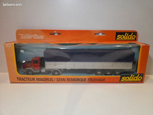 Solido toner gam Magirus Deutz Avec Remorque Fruehauf 30 euro ou