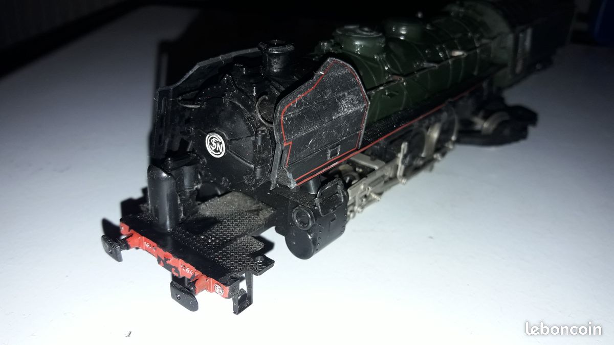 Jouef HJ2430S Locomotive à vapeur 141 R 44, tender charbon, livrée