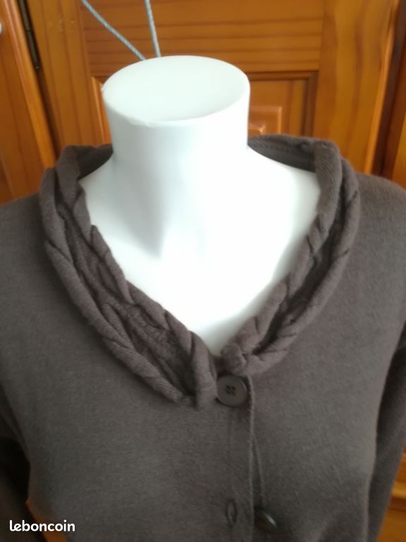 Gilet duger taille 3 marron femme (image 3)