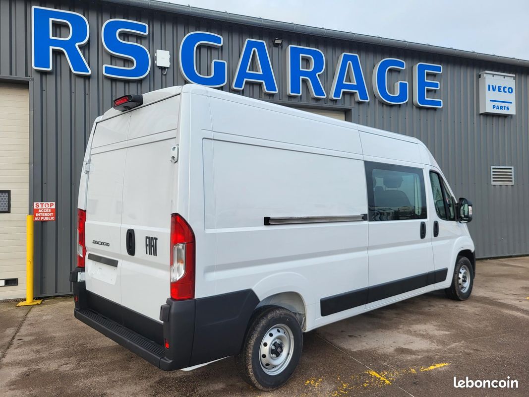 FIAT DUCATO MY26 L-H2 ( L3H2 ) 3.5 FOURGON 140 CH PACK TECHNO 7’’ CABINE APPROFONDIE FIXE 07 PLACES NEUF avec HABILLAGE BOIS COMPLET + CAMÉRA DE RECUL + SUSPENSION RENFORCÉE ( Prix Vente 34 990 HT ) (image 11)