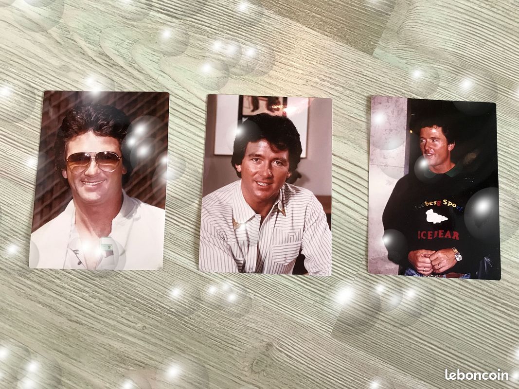 Lot 3 vraies photos de Patrick Duffy / Dallas / Ewing (image 1)