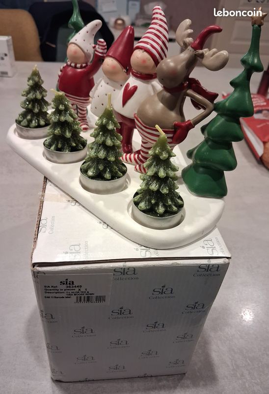 Décorations Noël SIA Figurines Porte-Bougies (image 3)