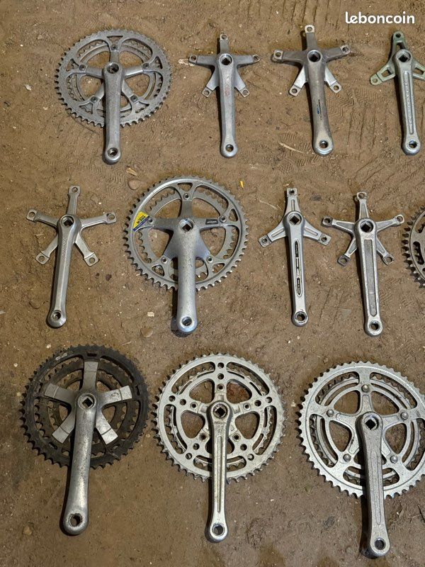 Manivelles pour pédalier-Cranksets DURAX SUPER COURSE (lg170/BCD116/FR