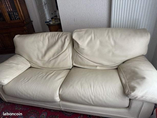 Canape cuir beige roche bobois d'occasion - Ameublement - - page 5