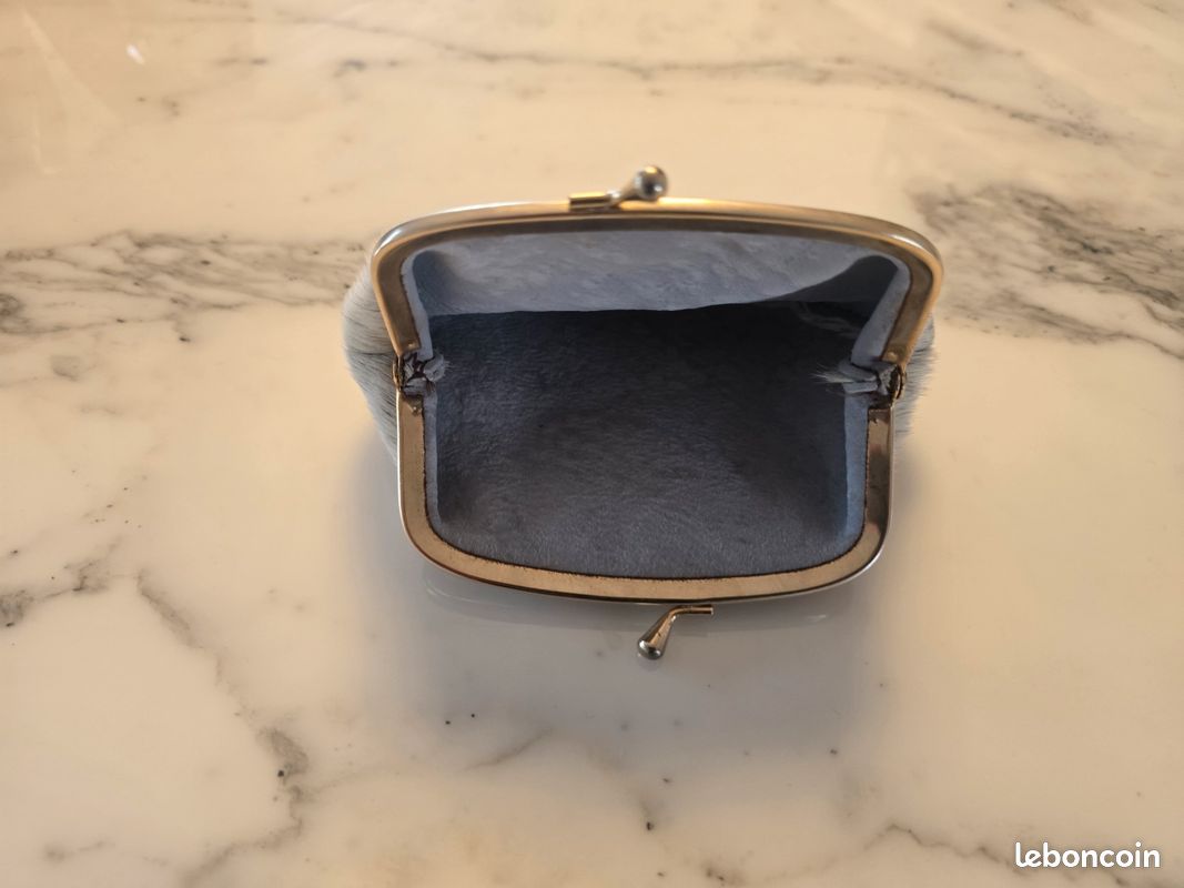 Porte-monnaie Homme En Cuir De Chèvre LC - Neuf Avec étiquettes, Deux Volets