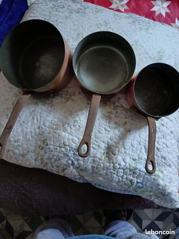 Trio casseroles en cuivre (image 3)