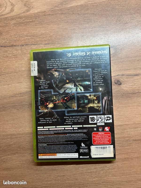 The Darkness – Jeu Xbox 360 Complet En Français, Occasion Bon état