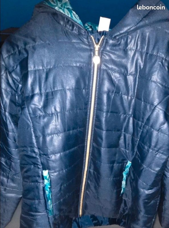 Doudoune à capuche 48 femme bleu (image 3)